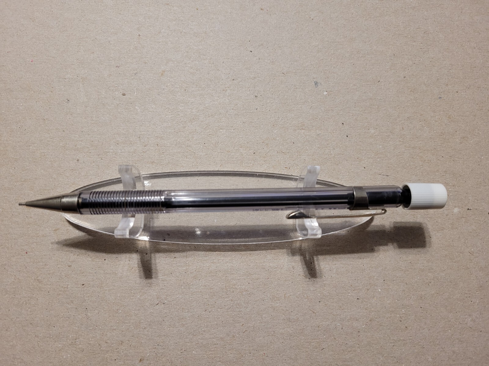 VINTAGE PILOT H-115 TRANSPARENT BLACK 0.5MM DRAFTING MECHANICAL PENCIL