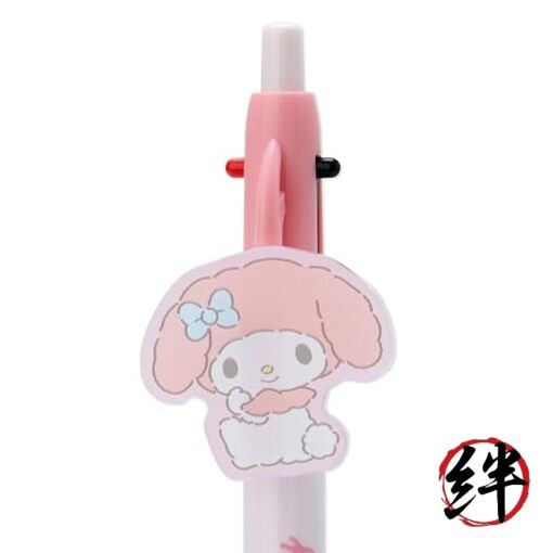 SANRIO My Melody 2-color ballpoint pen mechanical pencil stuffed toy design