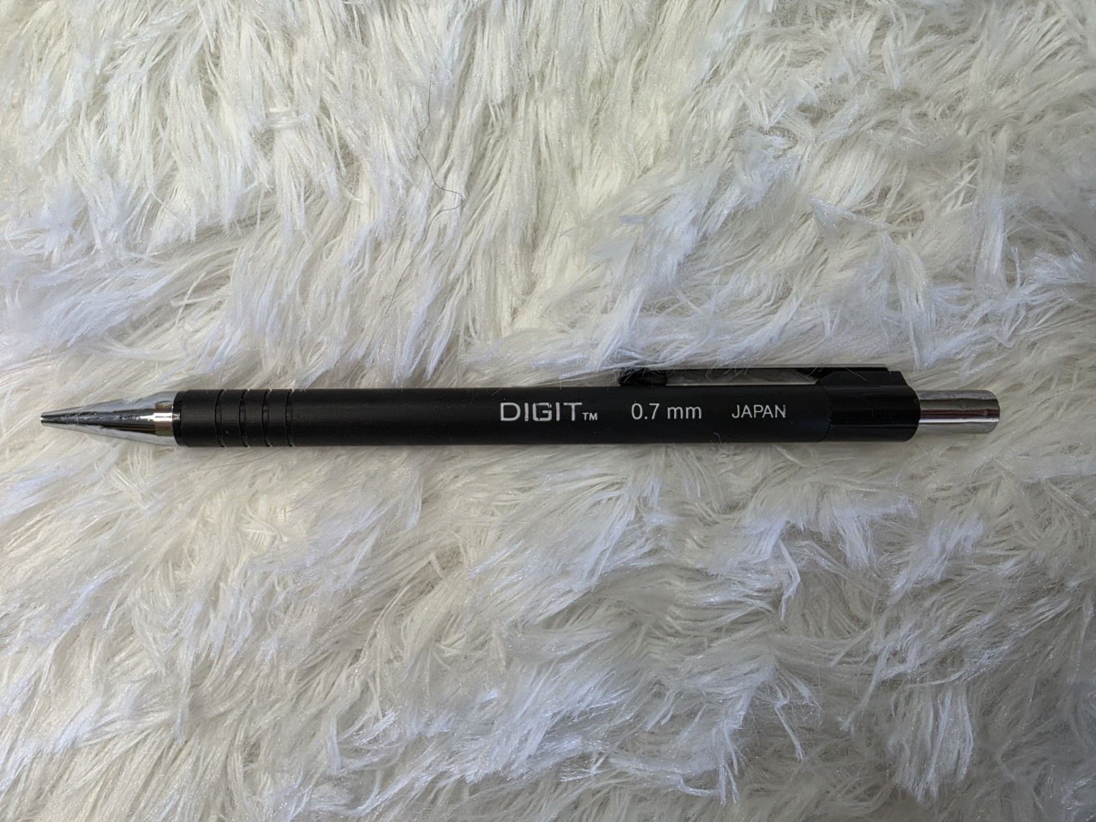 1 Sanford Mechanical Pencil DIGIT Japan 0.7 mm Black Retractable Tip