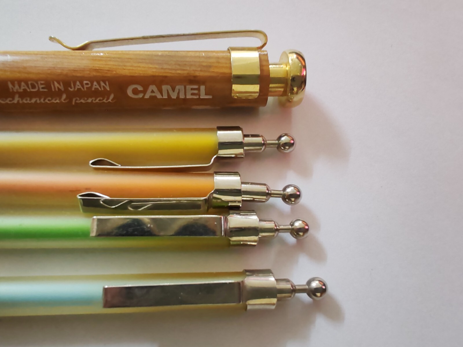 Vinrage Rare Nos Mini Camel Brand Mechanical Pencil 4 Pcs 200 , 1 Pc 300 , Japan