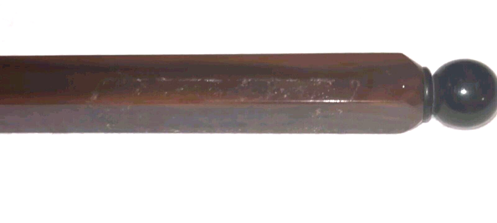Unmarked BAKELITE? Brown & Black Square Working Mech Pencil