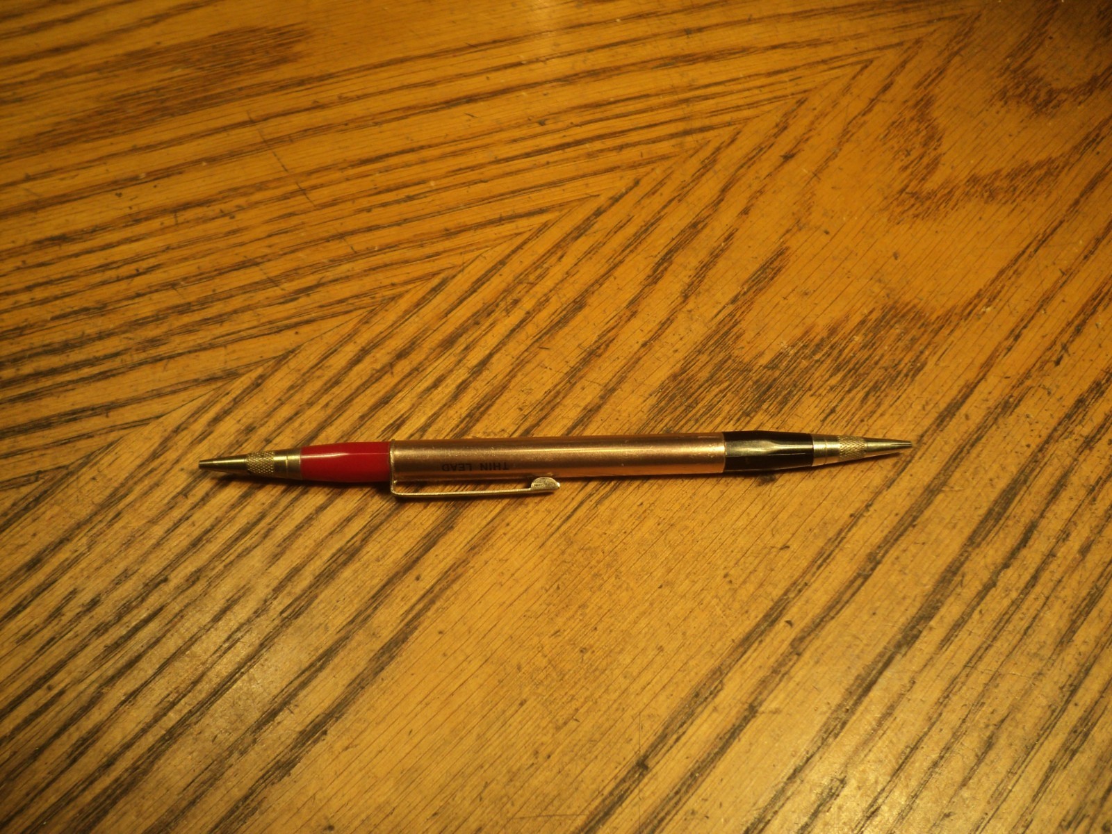 Vintage Durolite Dual Tip Mechanical Pencil Thin Lead 5-1/2″ USA