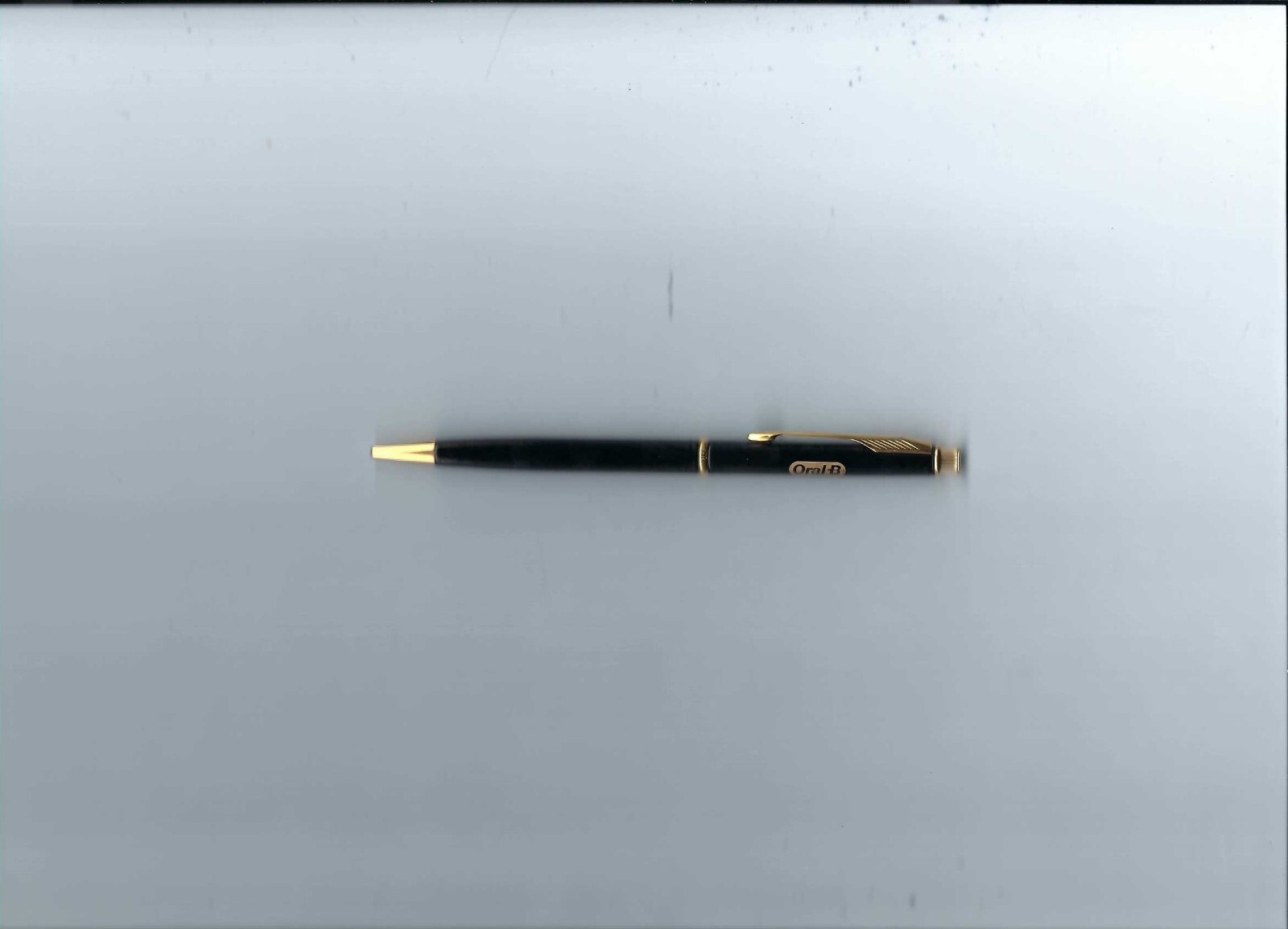 Vtg. Parker Insignia Black Lacquer & Gold Trim Mechanical Pencil-U.S.A.-Oral B