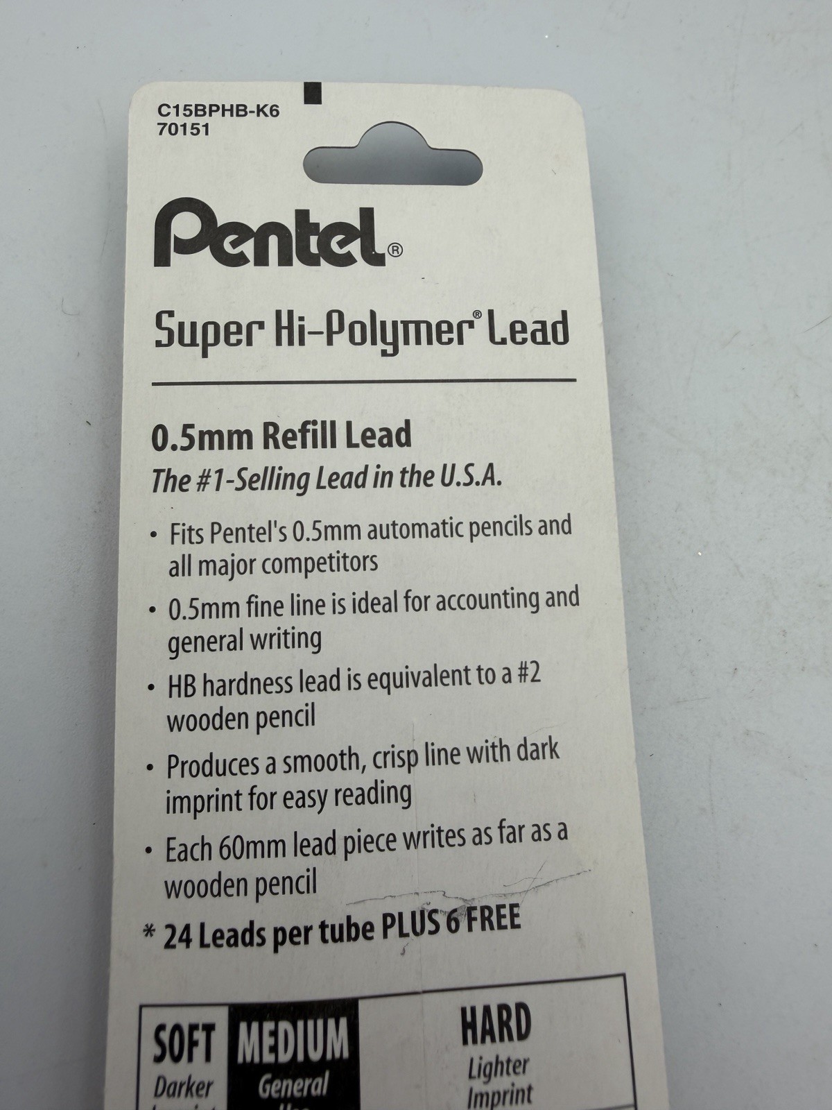 Lot Of 3 Packs Pentech Pentel Refill Lead 0.5 & 0.7mm Vintage 1987 Unopened