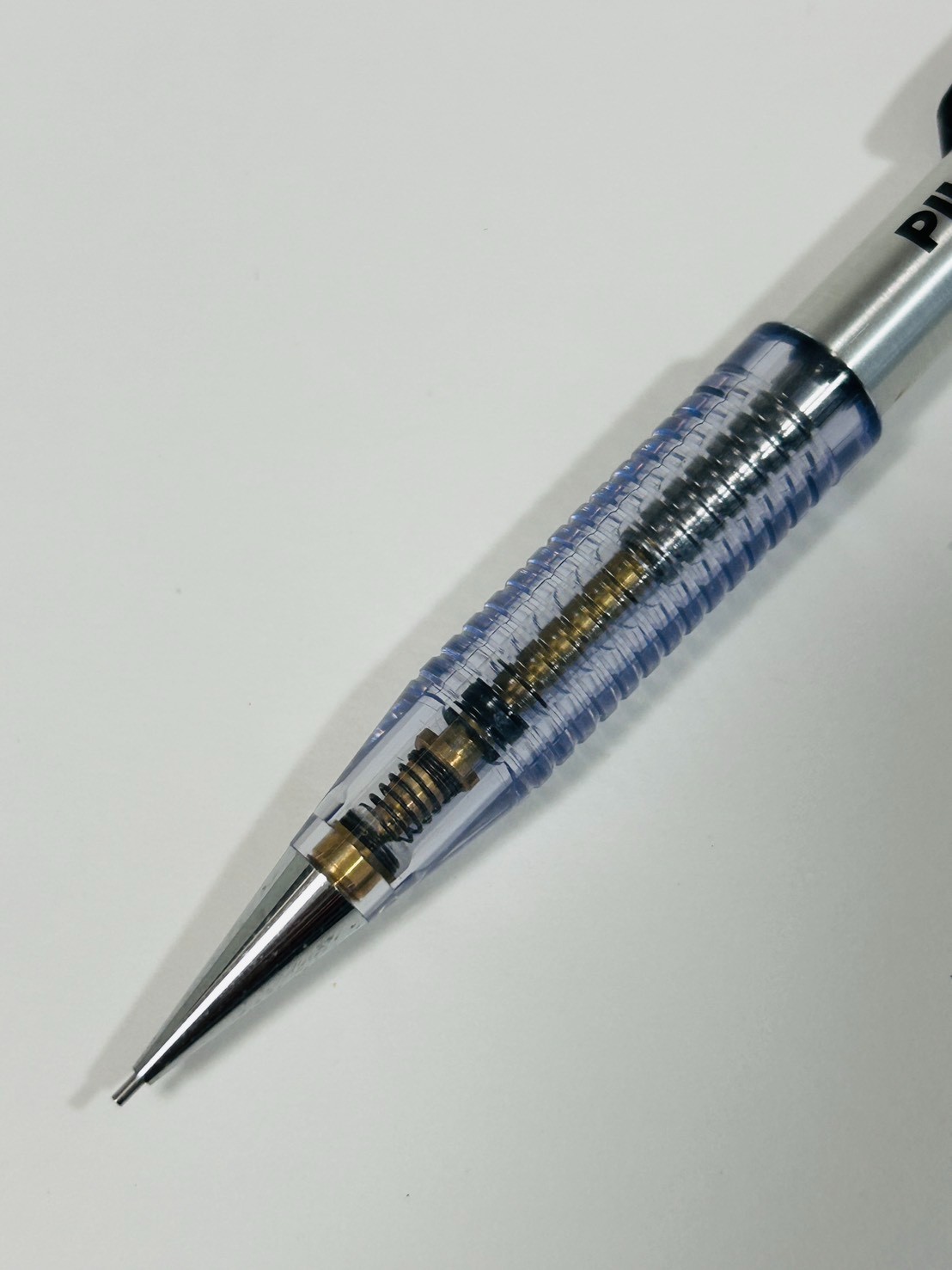 Pilot 2020 Young HF-100S 0.5mm Clear Grip Shaker Mechanical Pencil Vintage Japan