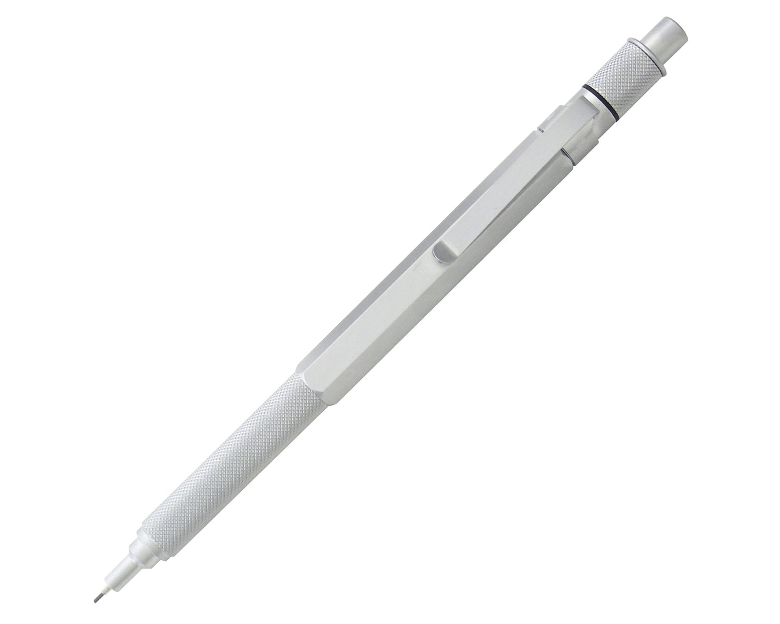 HEX-O-MATIC – Silver Mechanical Pencil 0.7MM