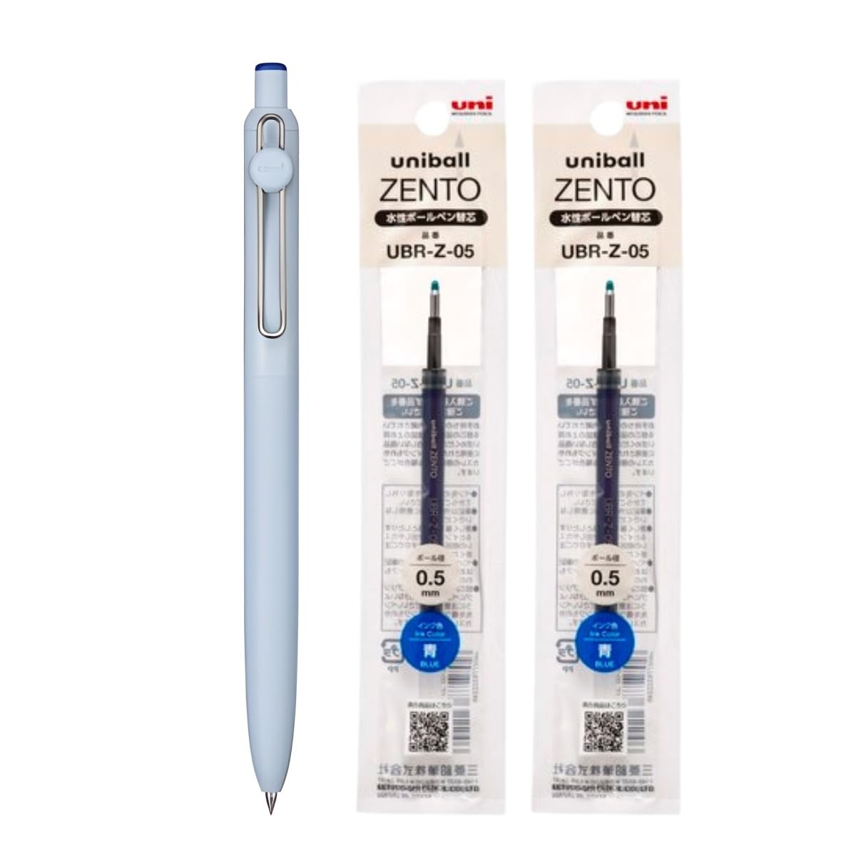 Replacement lead 2-piece set 0.5mm Mitsubishi Pencil Uni-ball ZENT Basic Schick