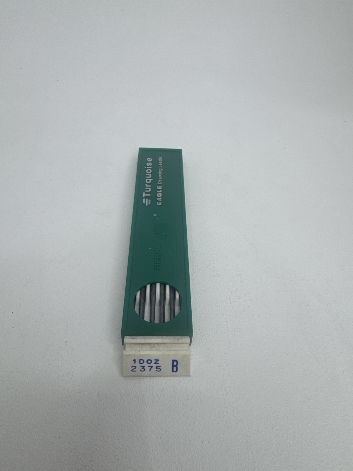 Vintage Berol Turquoise Eagle Drawing Leads #2375 B