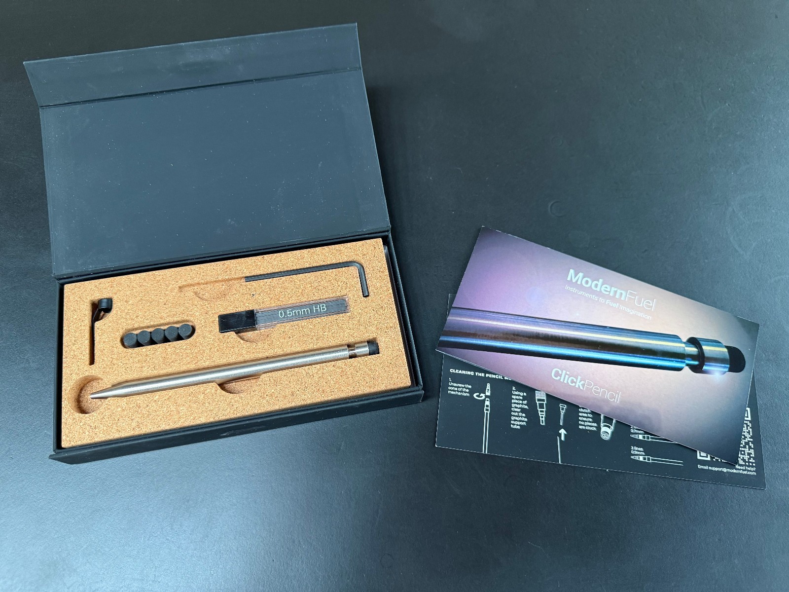 Modern Fuel Mechanical / Click Pencil in Stainless Steel — 0.5mm