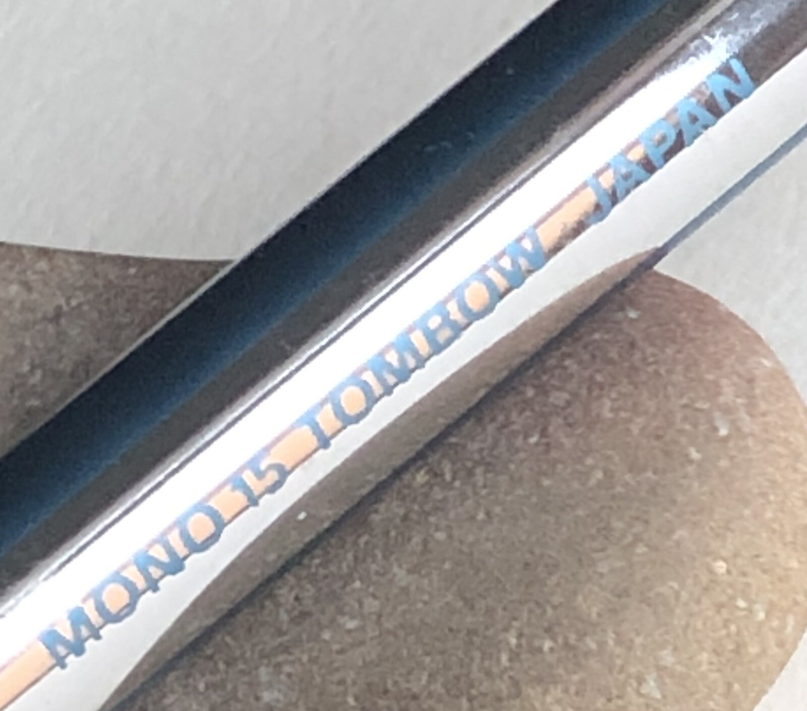 Vintage TOMBOW MONO 15 Mechanical Pencil .5mm Lead Sticker NOS Blue Japan