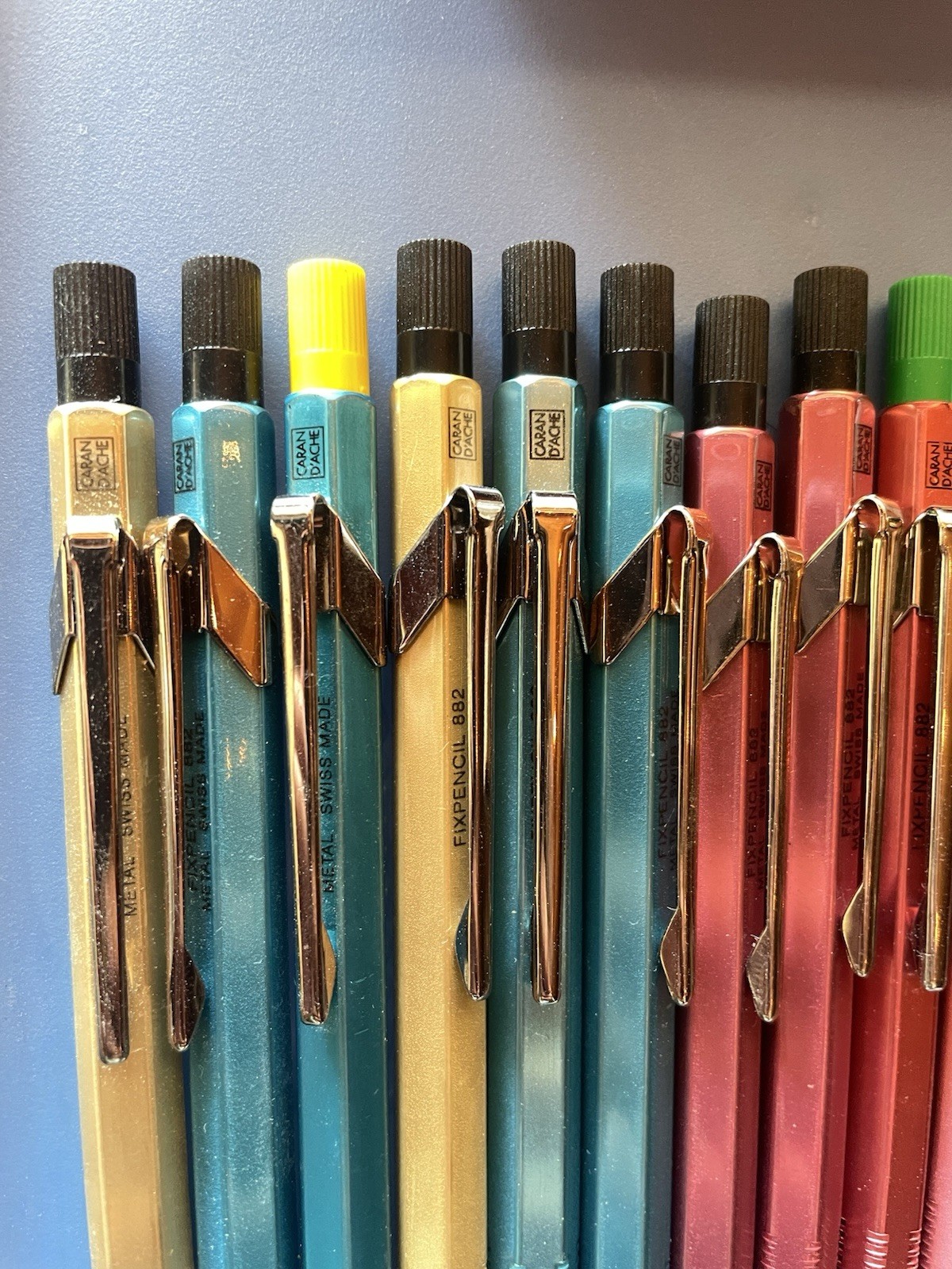 One (1) Caran D’ache Fixpencil 882 Metal In Various Metallic Colors