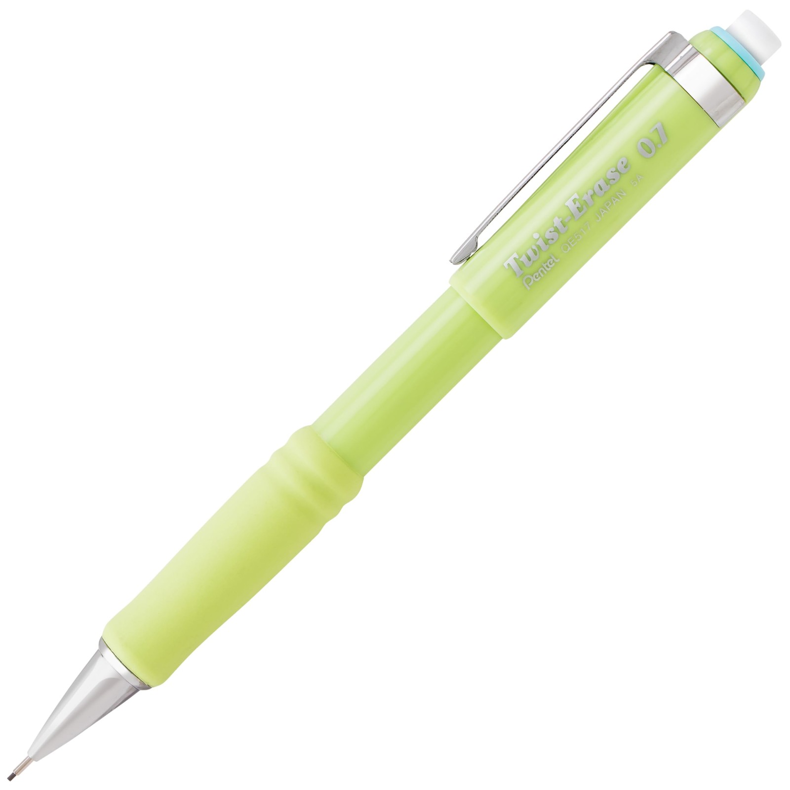 Pentel Twist-Erase III Mechanical Pencil, (0.7mm), 4 Count (Pack of 1), Black