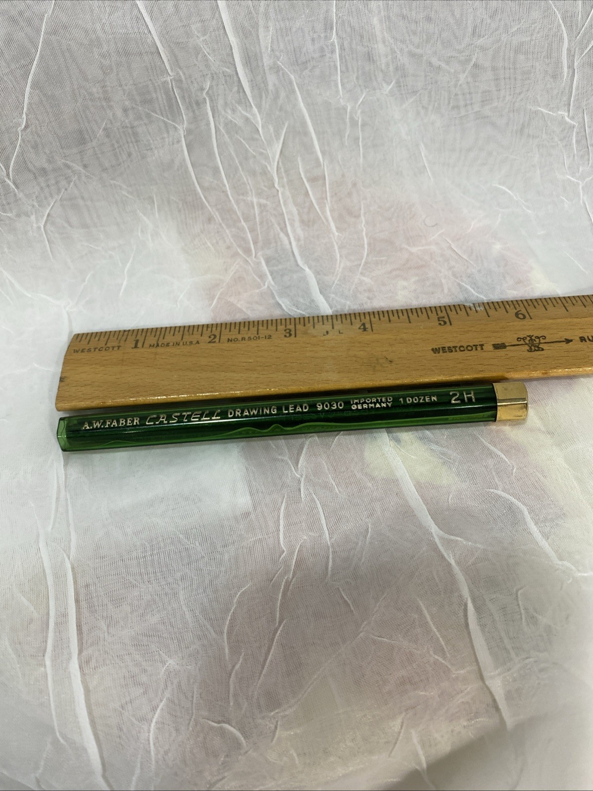 A.W. Faber Castell Drawing #9030 Refill Lead Germany 2H- 10 whole+ partial leads