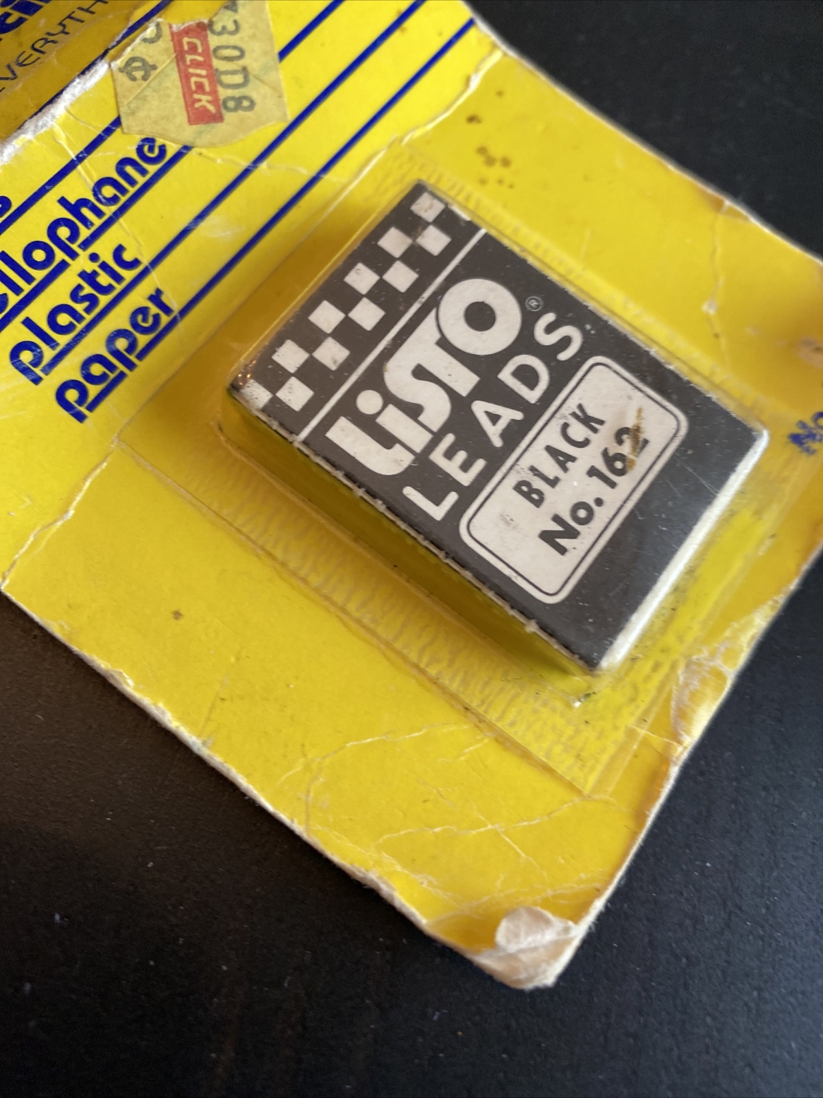 Vintage LISTO LEADS Black & Red Refills No. 162 New in Package NOS