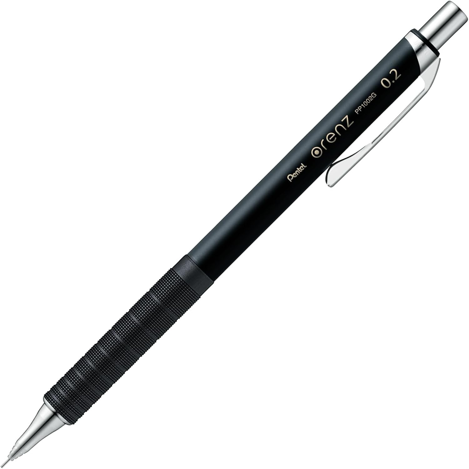 Pentel JAPAN 0.2mm Mechanical Pencil Japanese Drafting Pen Black XPP1002G2-A