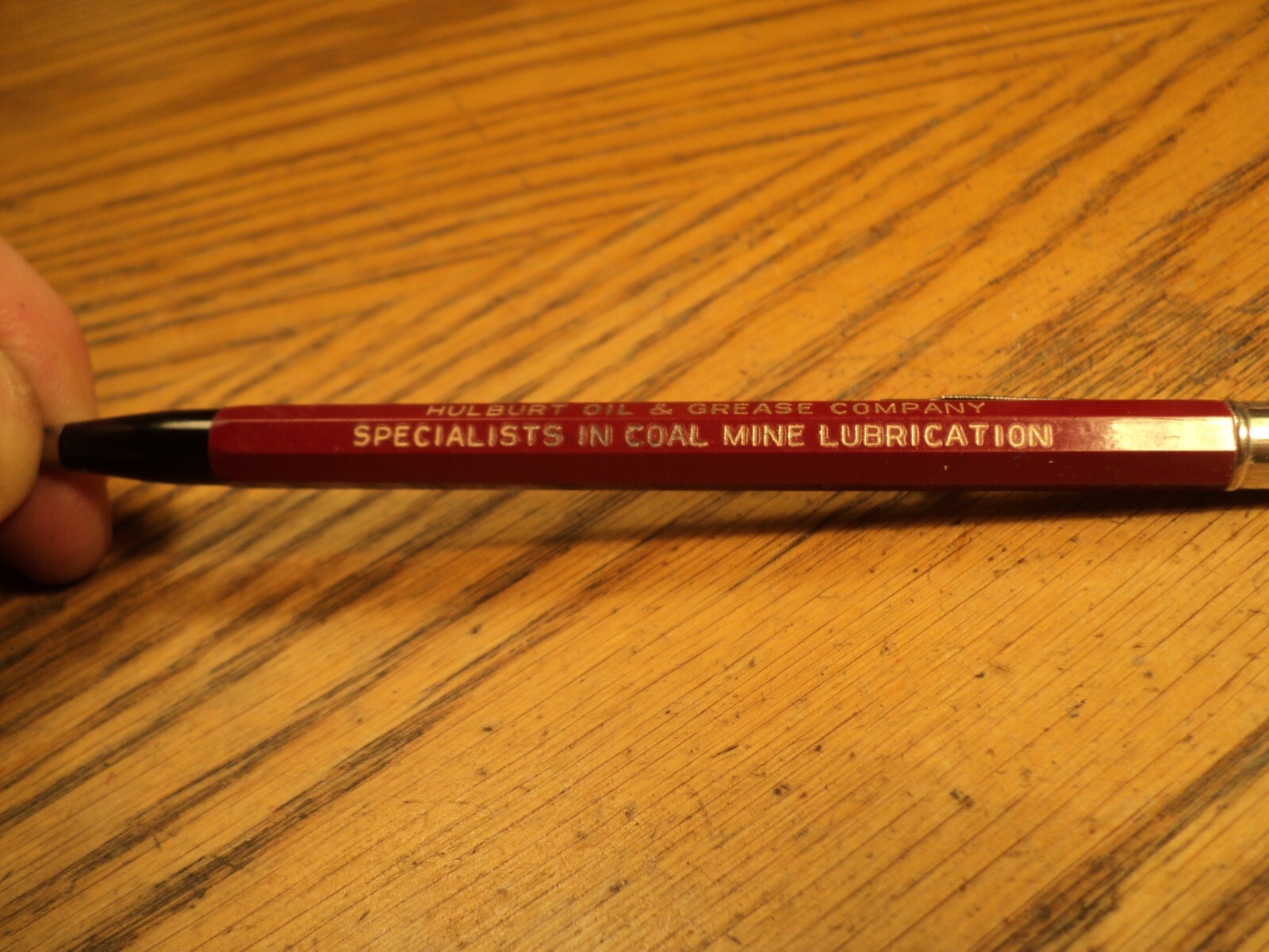 Vintage Autopoint Mechanical Pencil Hulbert Oil & Grease Co 5-9/16″ Long USA