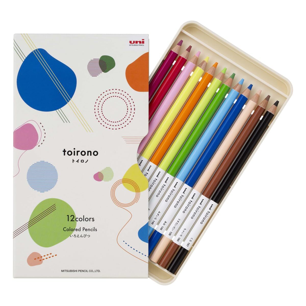 mitsubishi pencil color pencil toirono 12color TR12C