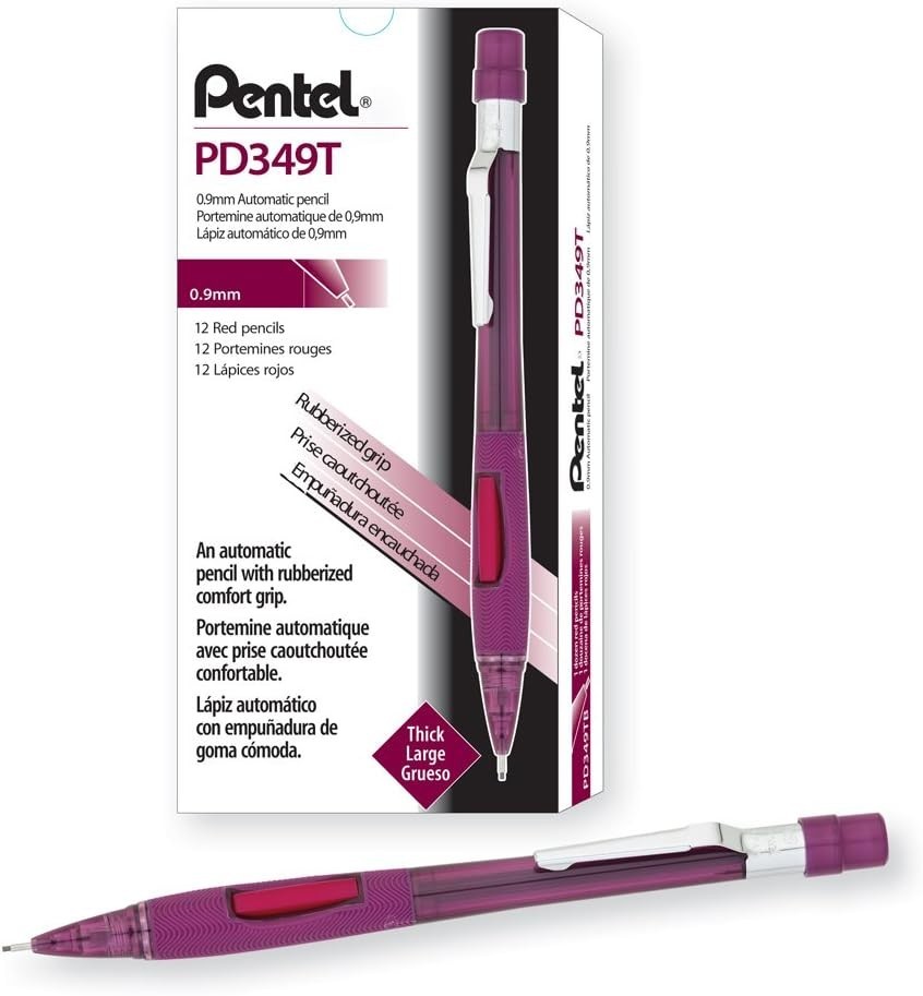 Quicker Clicker Side Advance Pencil, 0.9mm Lead, Box of 12