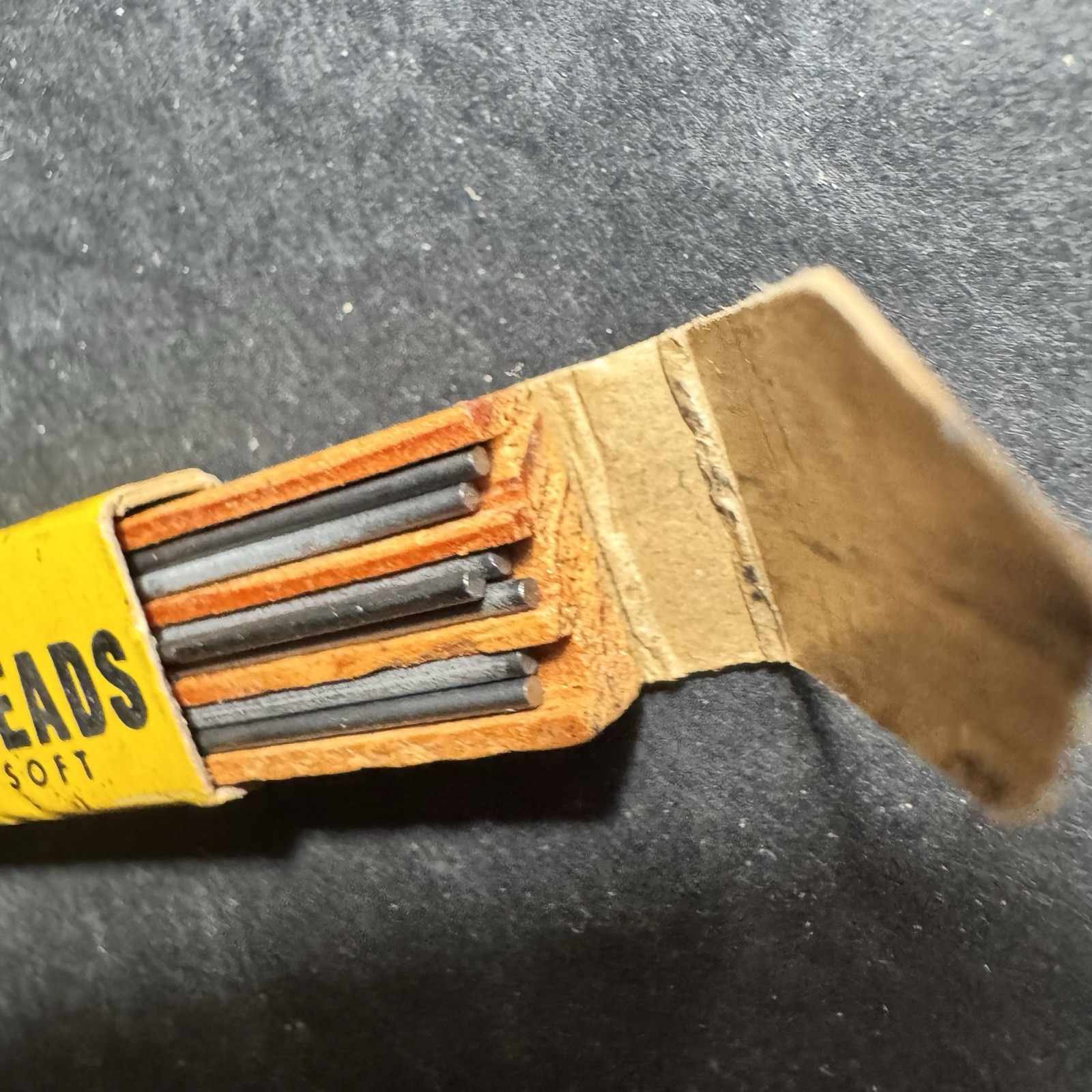 Vintage Scripto Pencil Leads & Erasers Art Deco Drafting 1940s 3pc Mix Lot