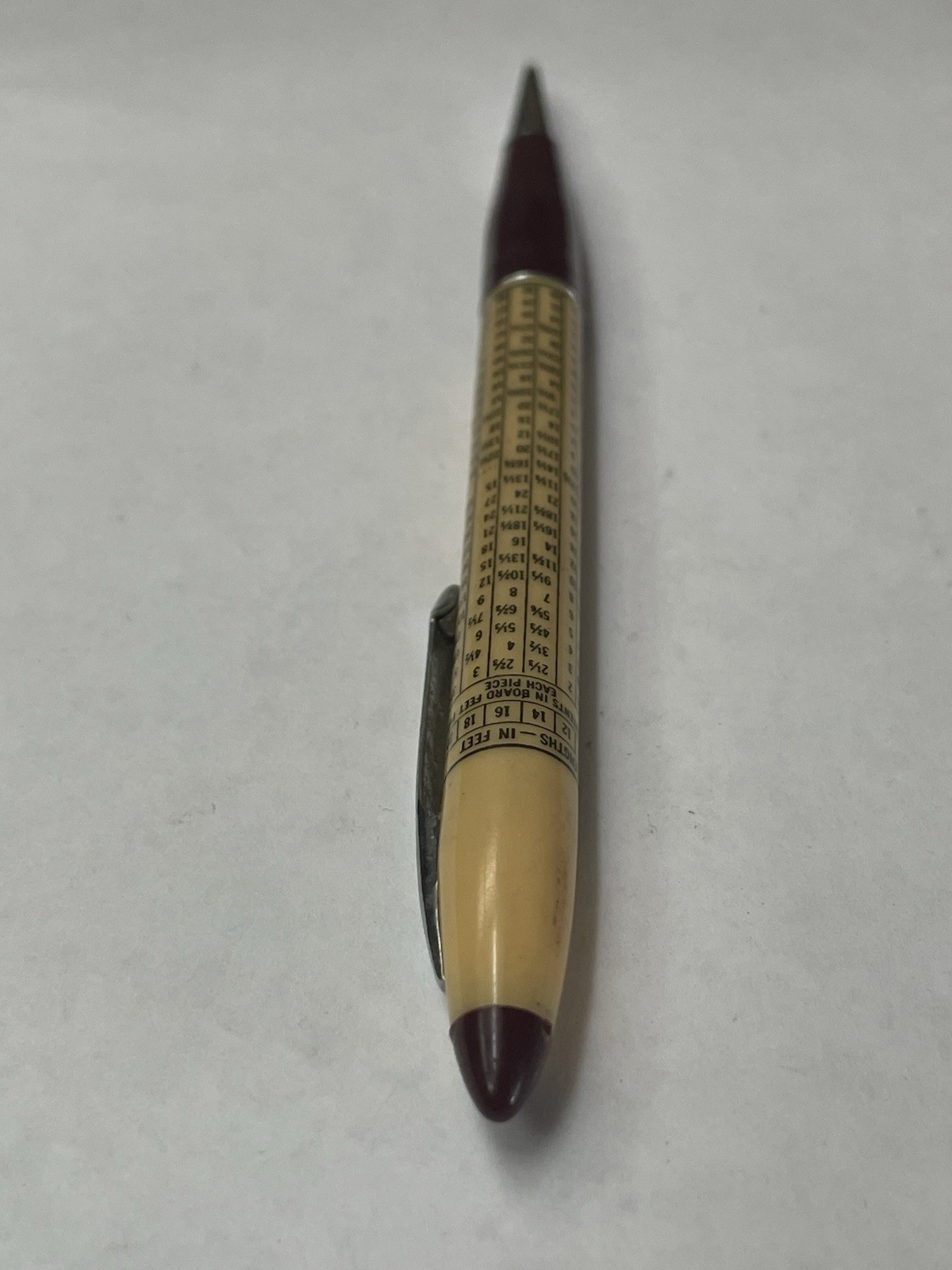 Vintage Ritepoint Salesman Sample Calendar or Chart Pencil
