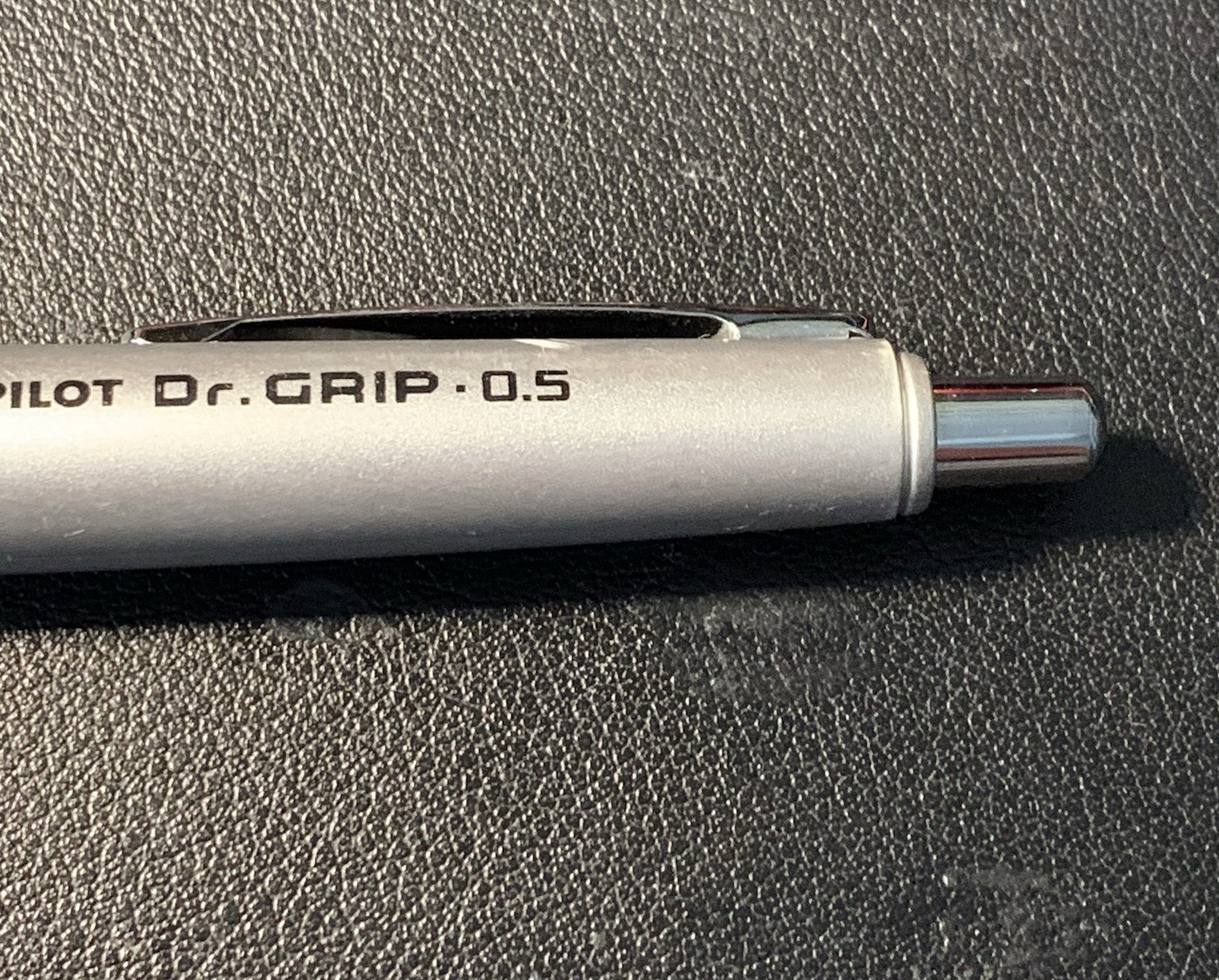 Pilot Dr. Grip Mechanical Pencil Shaker 0.5mm Gray Silver Works