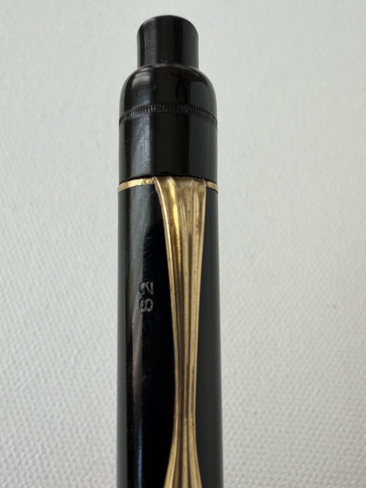 Montblanc f 1.5 mm lead 82 PIX Push Pencil yellow celluloid star | Vintage