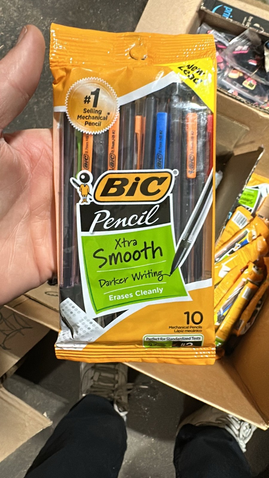 BIC Xtra-Smooth Mechanical Pencils with Erasers, Medium Point PACK OF 3