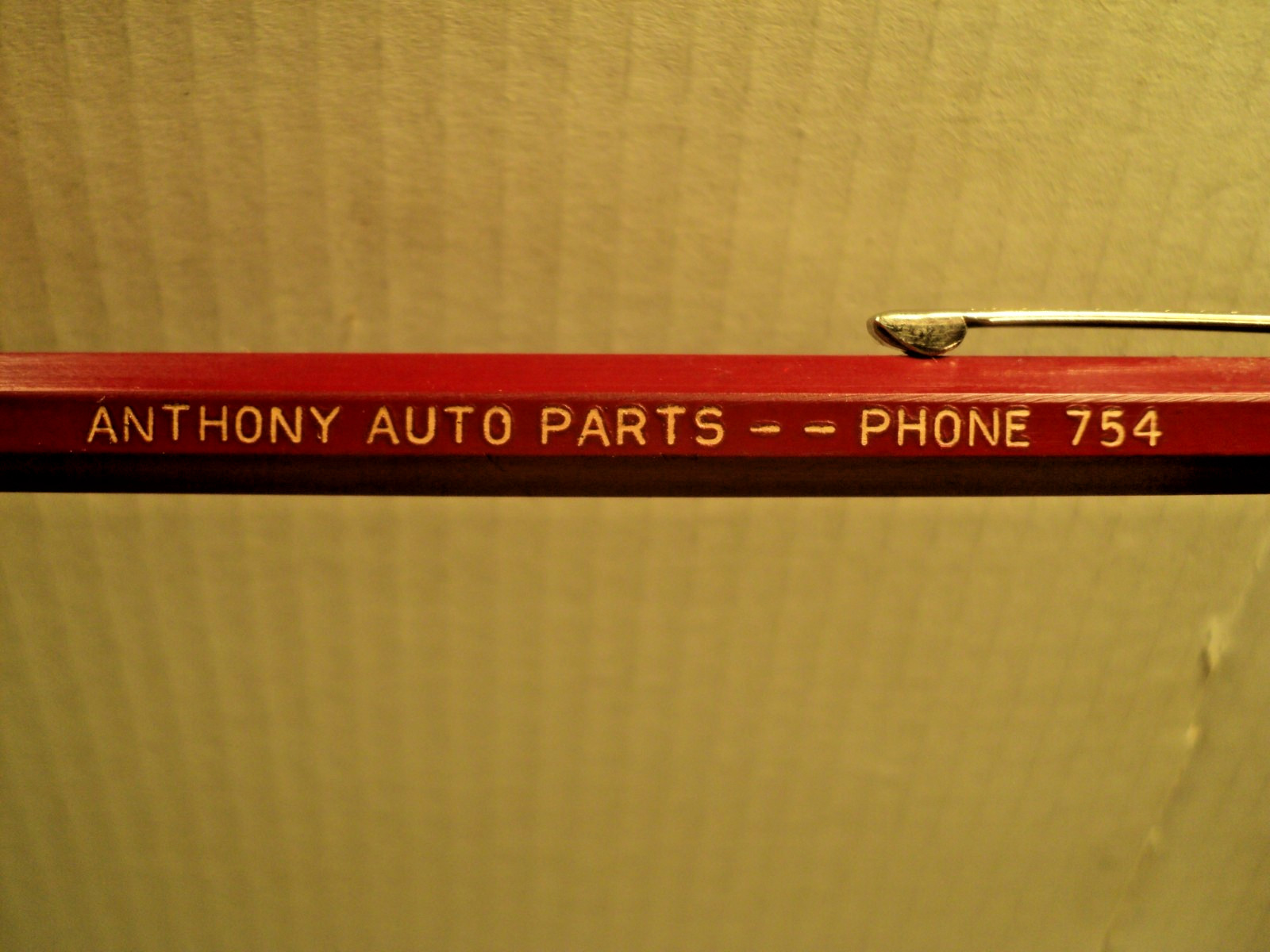 Vintage Autopoint Mechanical Pencil Anthony Auto Parts 5-1/2″ Long USA A