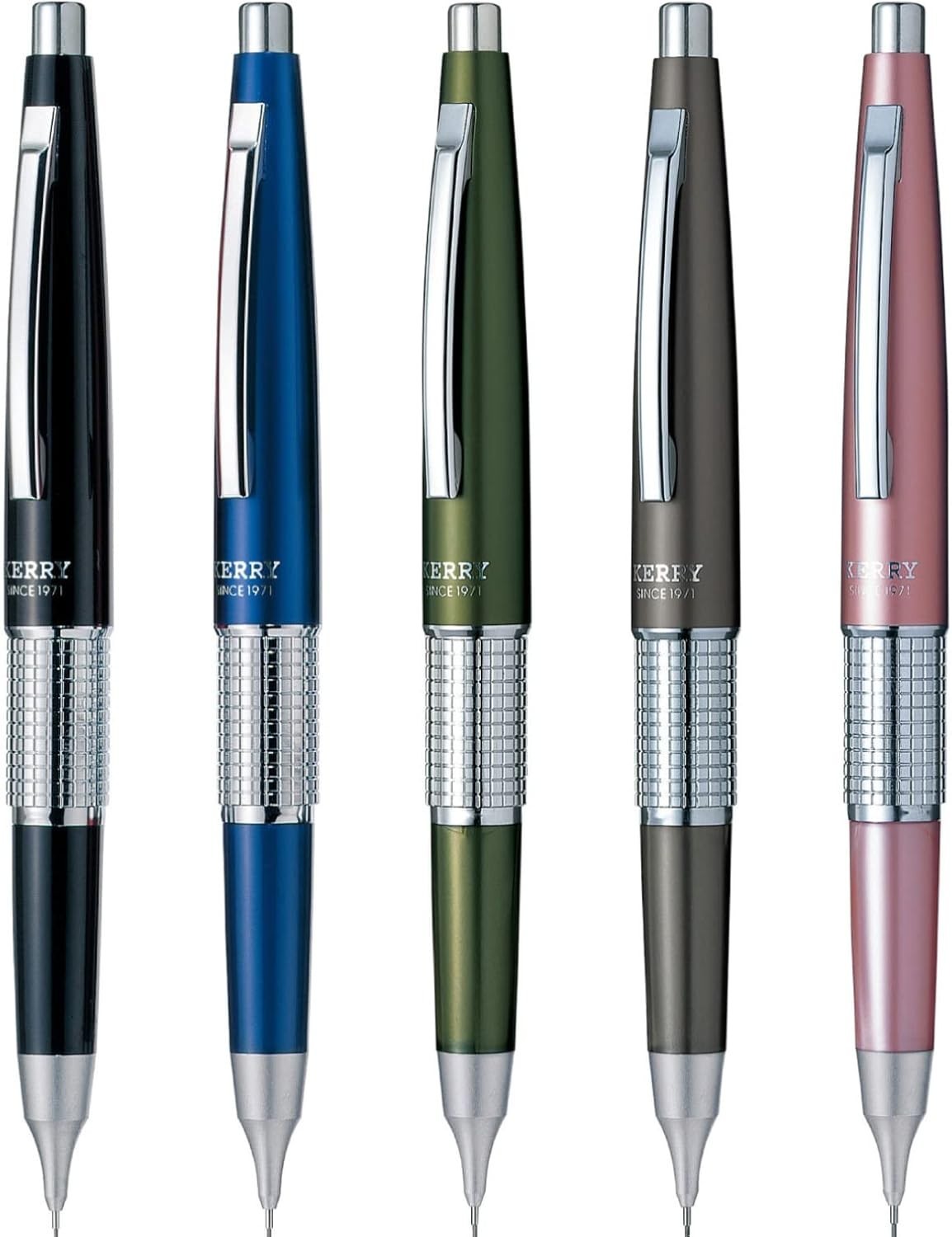 Blue Mechanical Pencil 0.5mm Refillable Lightweight Office Stationery