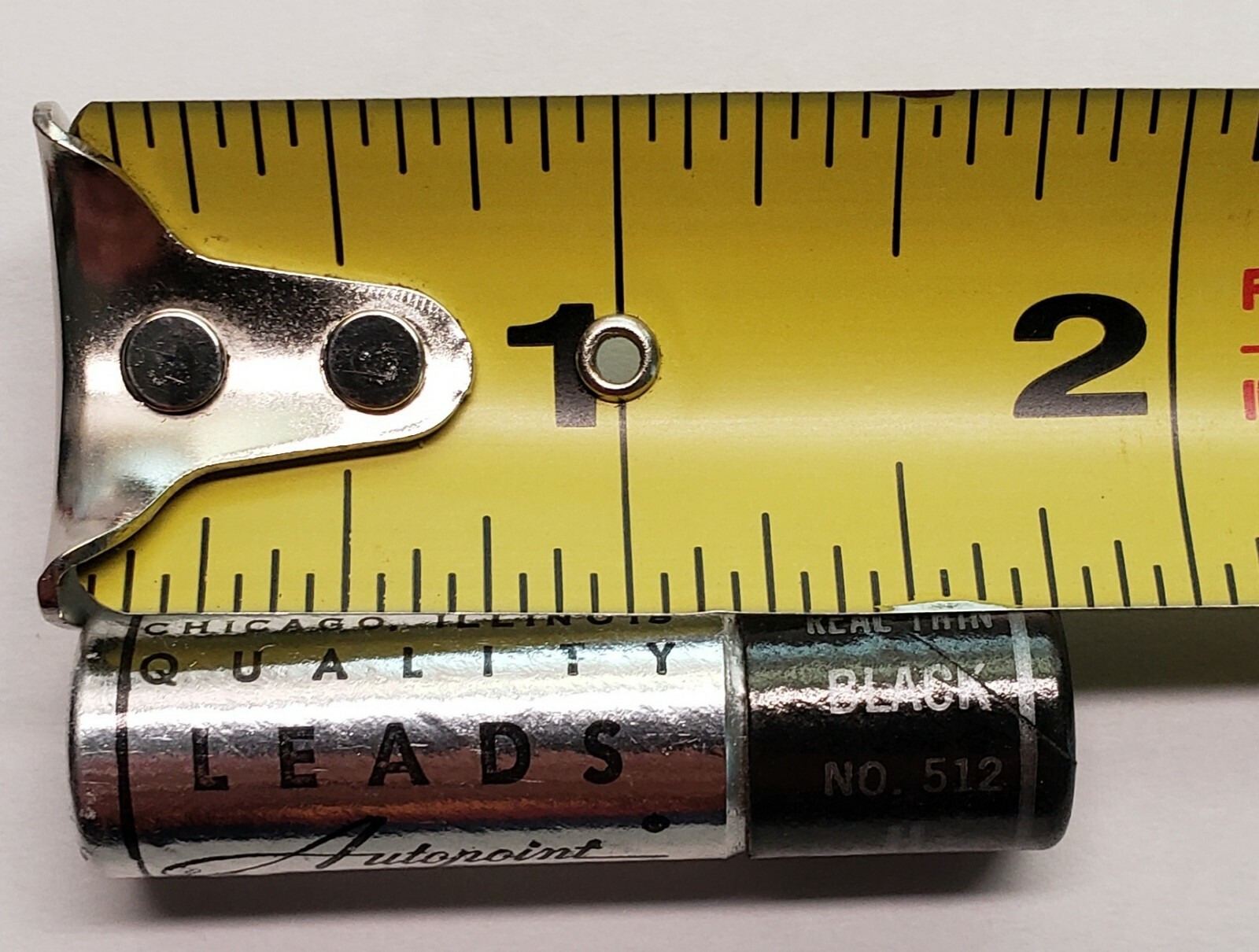 VTG 3 AUTOPOINT PENCIL LEAD BLACK NO. 512 H / HARD /REAL THIN 0.9MM (OR) 0.36″