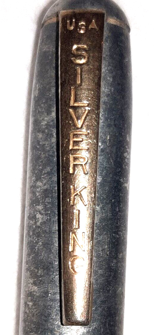 “SILVER KING” Aluminum Bodied/Polished Brass Trim Working Mechanical Pencil
