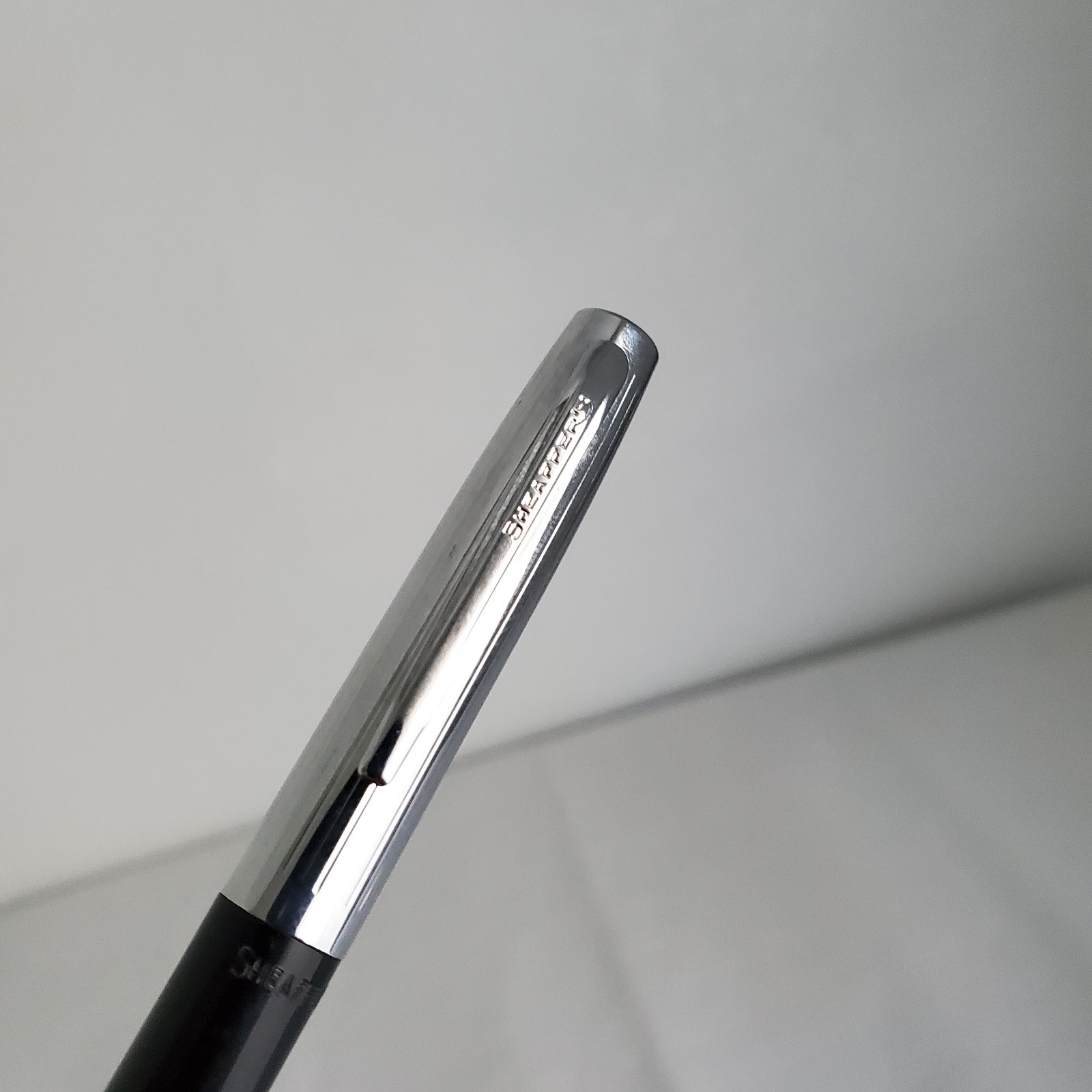 Vintage Scheffers Mechanical Twist Pencil Shiny Silver & Black .9mm