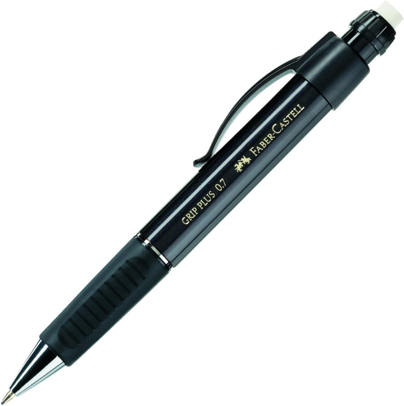 Black 0.7mm Mechanical Pencil – Ergonomic Grip for Fatigue-Free Writing