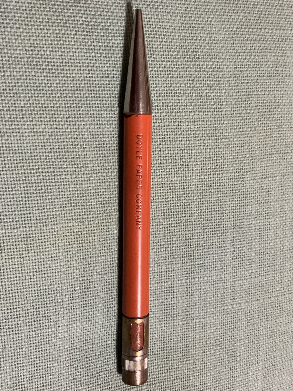 VTG RARE Advertising DOYLE PAPER COMPANY Mechanical Pencil AS IS