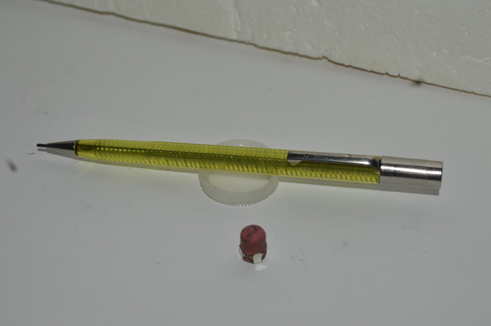 SCRIPTO K780 Mechanical Pencil 1.1mm Translucent Yellow USA 1970’s Excellent