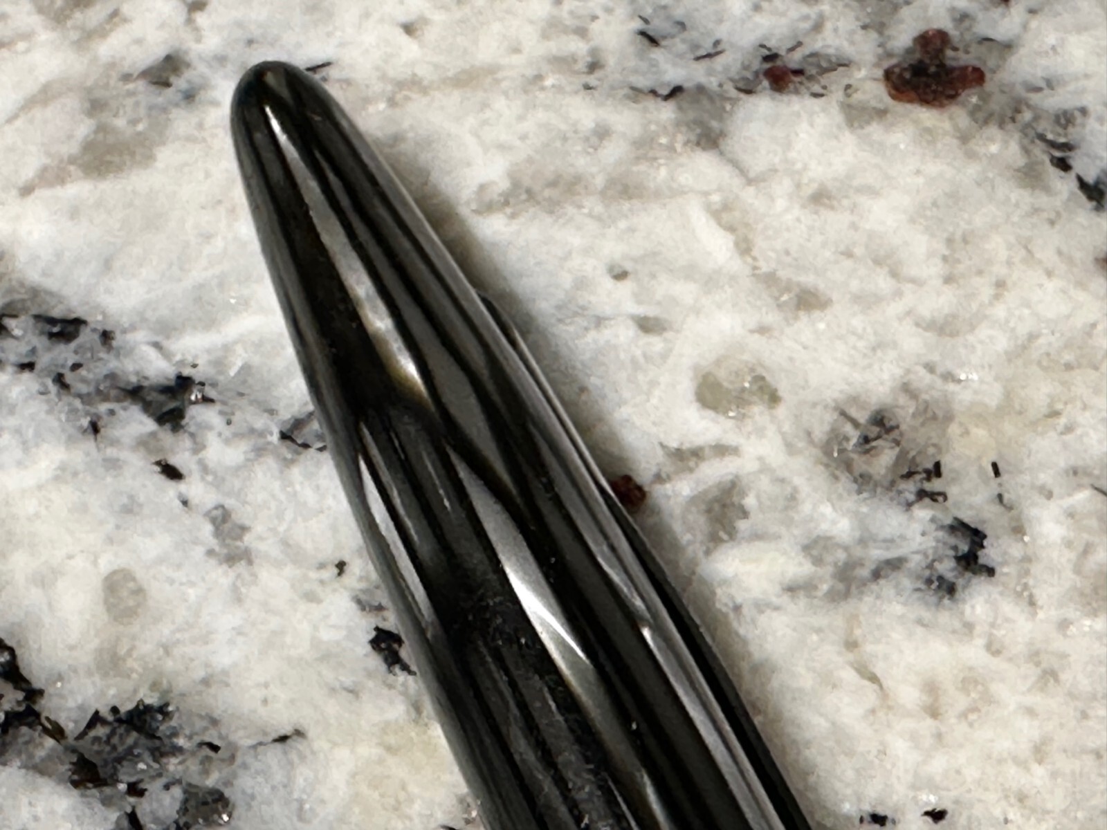 SHEAFFER Vintage Mechanical Pencil Marbled Gray Black Made in USA Needs Service