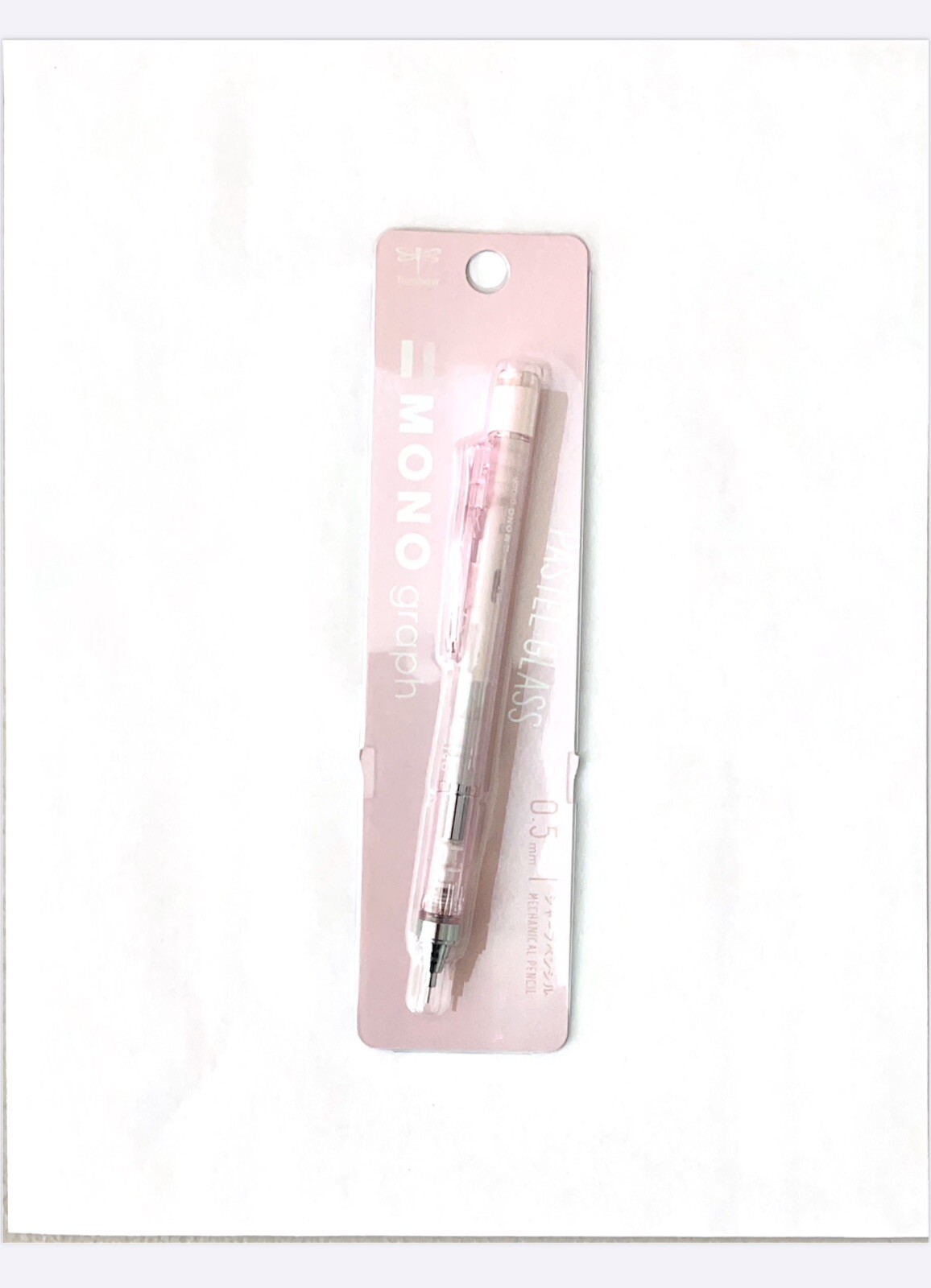 Tombow Mechanical Pencil Pastel Glass MONO Gragh Limited 0.5mm + Free UNI Leads