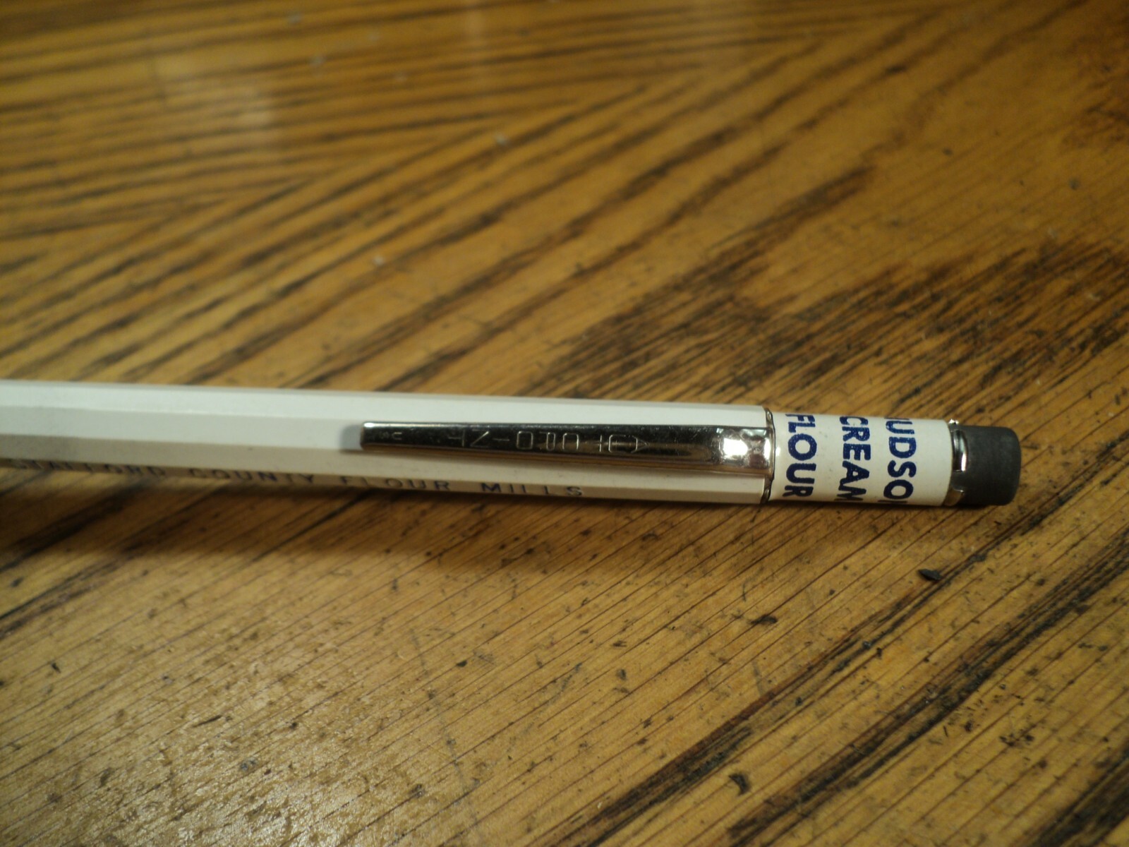 Vintage Autopoint Mechanical Pencil Stafford County Flour Mills Hudson Larned