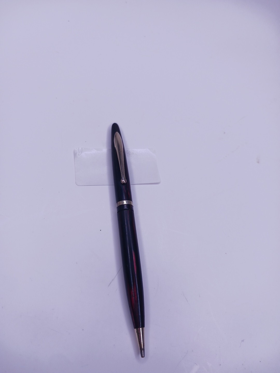 Vtg Sheaffer Balance 400 Mechanical Twist Pencil Carmine Red Striated