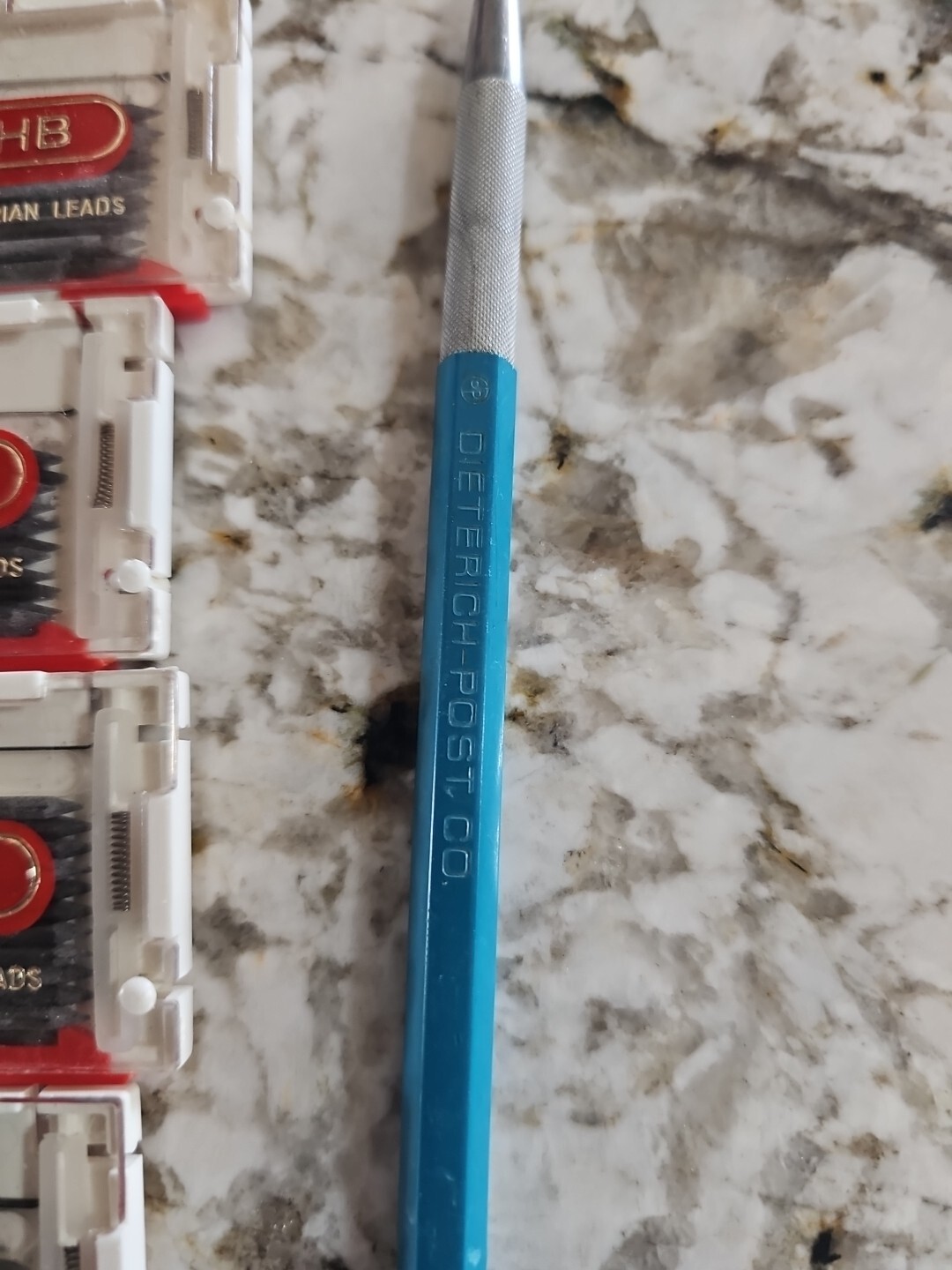 12 VTG KOH-I-NOOR Clutch Pencil 2200-I 2mm HB LEAD Refill. Plus Pencil