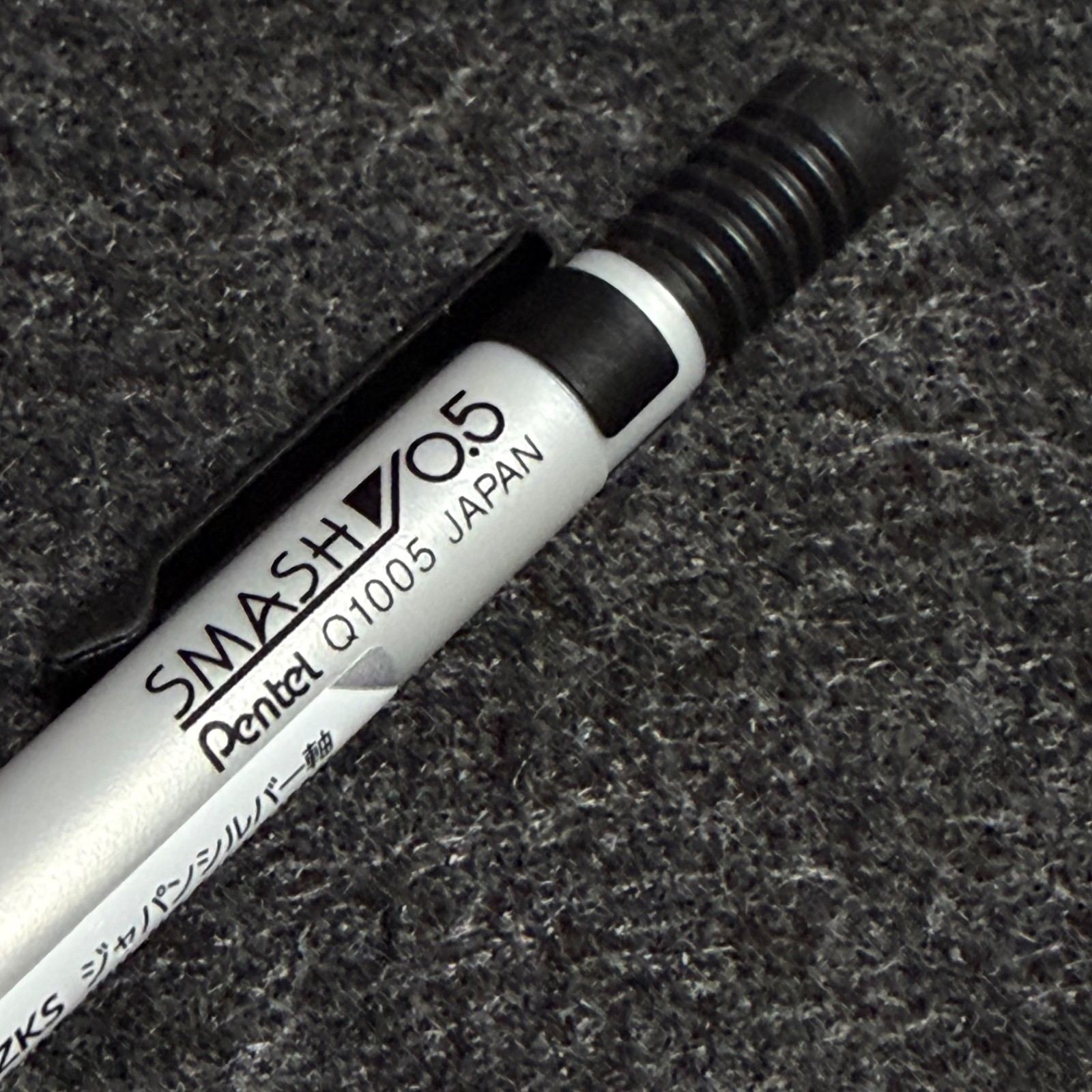 Pentel Smash Kitera Limited Japan Silver 0.5mm Q1005-ZKS Mechanical Pencil New
