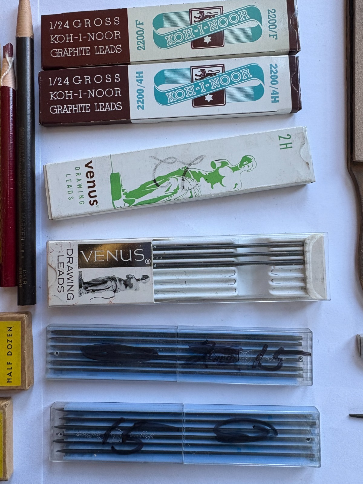 Vintage MECHANICAL PENCIL Lead Eraser LOT Eversharp Venus Farber-Castell