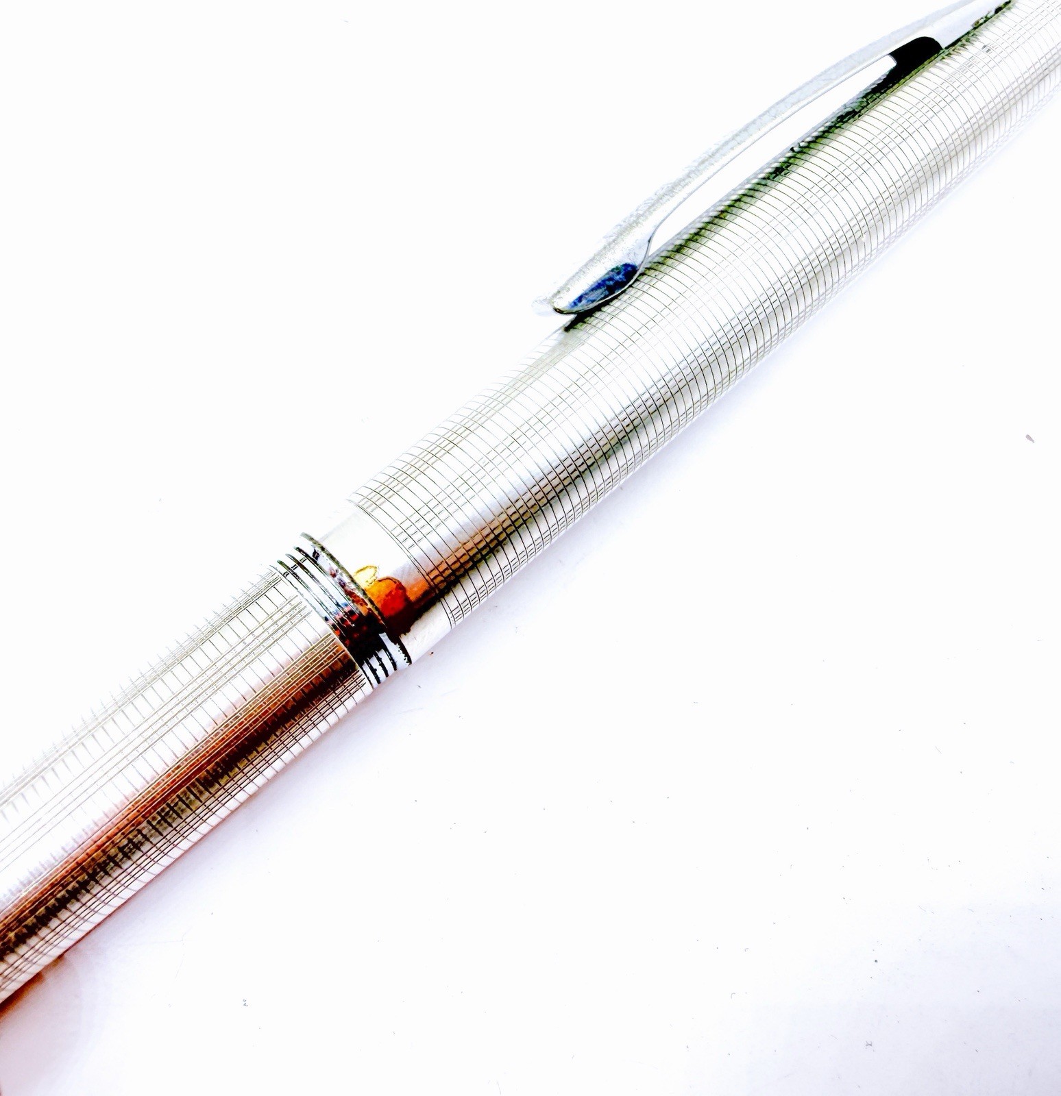 Pentel Scepter Silver Plated Mechanical Pencil 0.5mm Box Functional