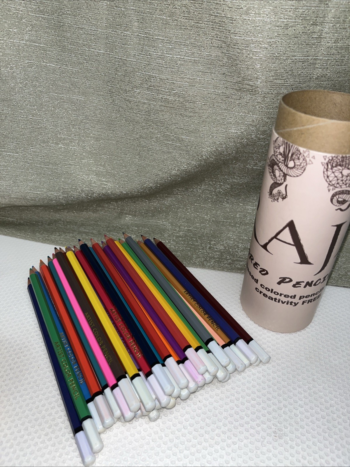 48 Count Colored Pencils Set, Oil Art for Adult Raja