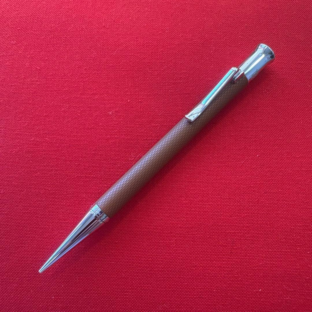 Graf von Faber-Castell Guilloche Cognac 0.7mm Mechanical Pencil New Luxury Japan