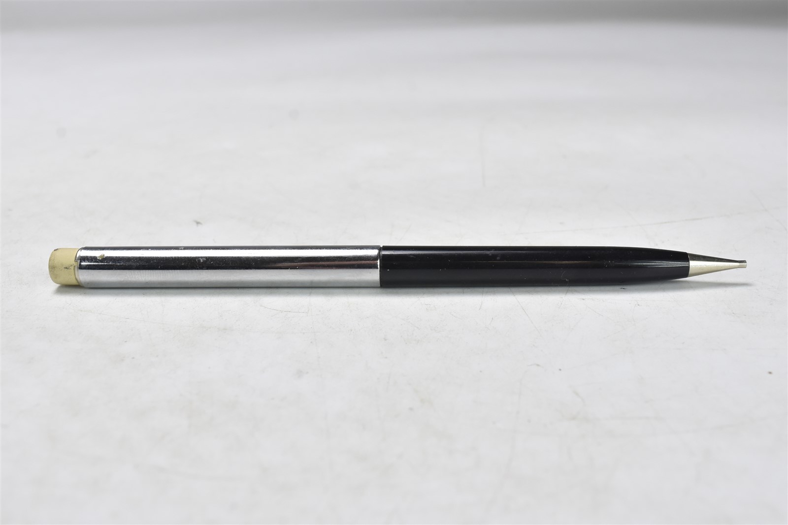 Vintage 1960’s SHEAFFER BLACK & CHROME MECHANICAL PENCIL ERASER TIP #08679