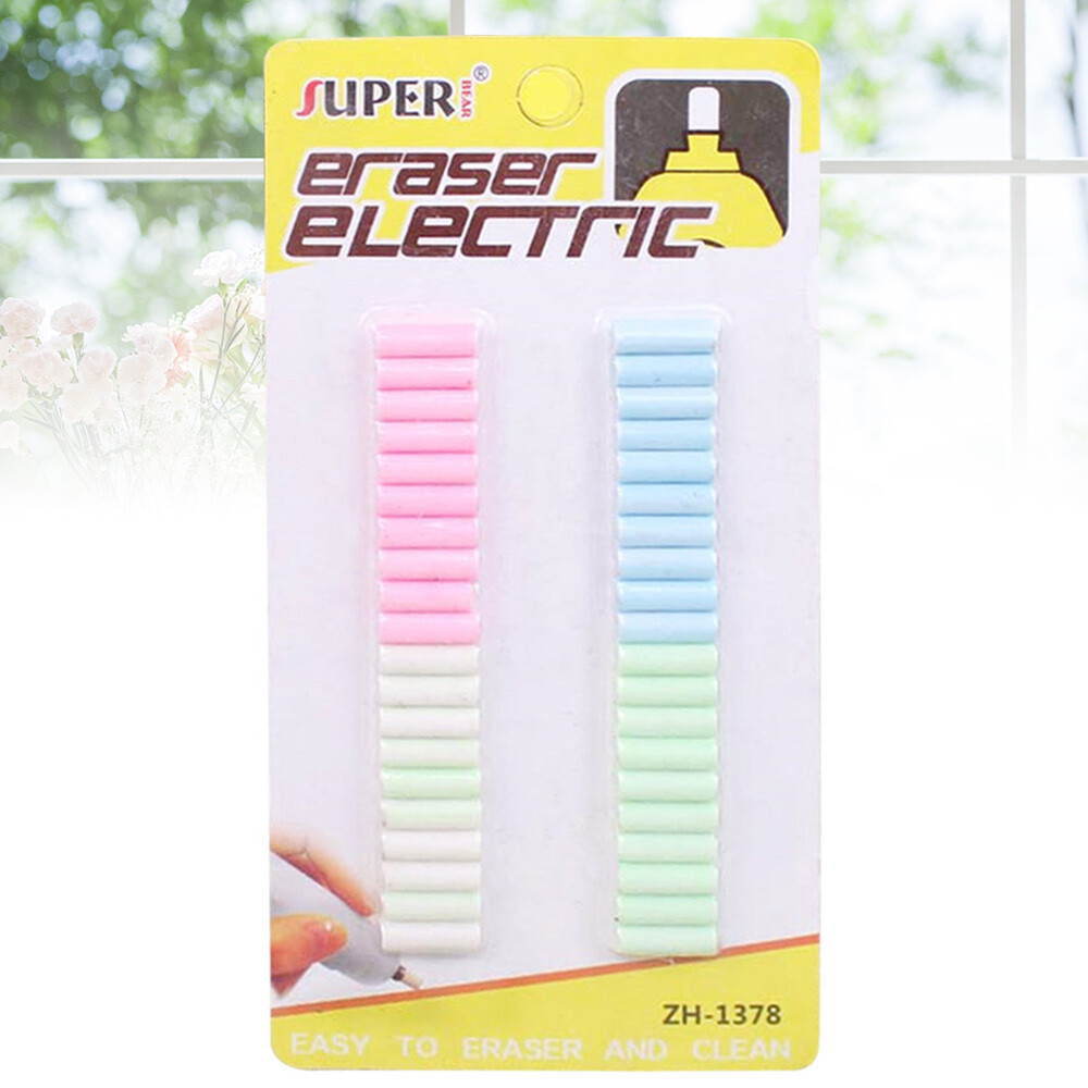 Replacement Eraser Pencil Electric Rubber Core Student Use Refill Replacements