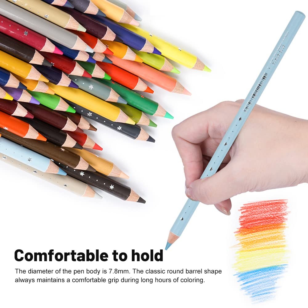 Arrtx 72 Colored Pencils for Adult Coloring Drawing Blending 72 Colors