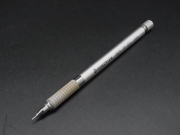 ■Good Condition■ STAEDTLER 925 25 03 Silver Series Knock Type Mechanical Pencil