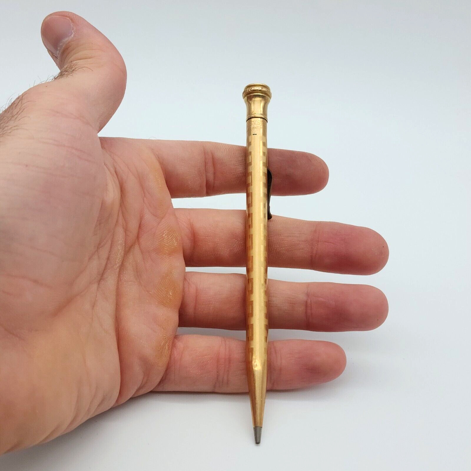 Vintage Wahl Eversharp Gold Filled Mechanical Pencil – Greek Key Style Pattern
